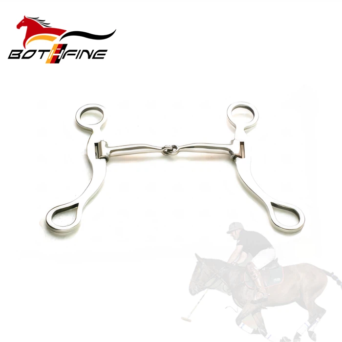 BI7190-01 SS Curb Western Snaffle Bits BI7190-01 SS Curb Western Snaffle Bits